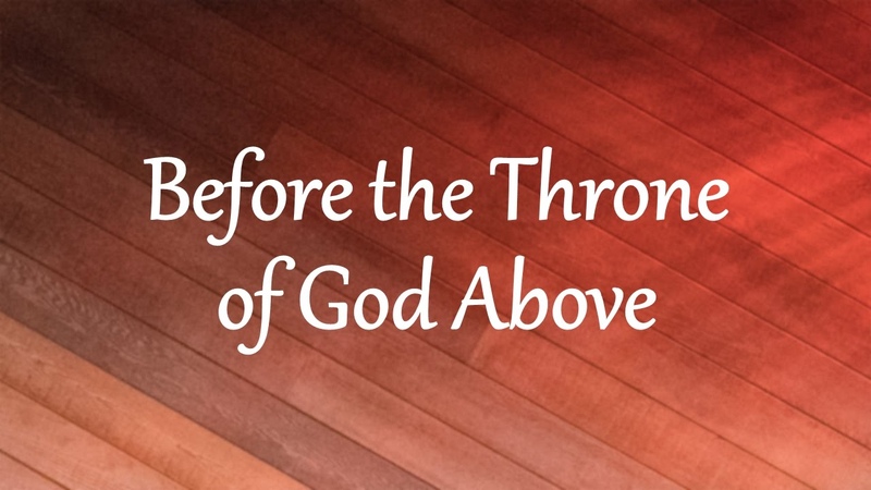 Before the Throne of God