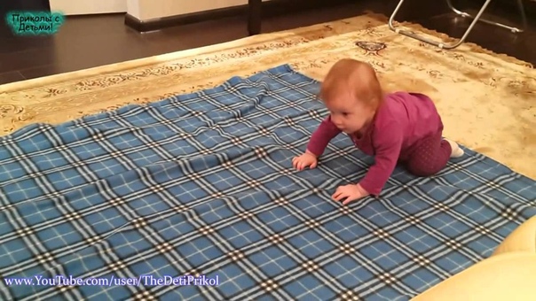 Малыши учатся ползать , Funny Kids Kids learn to