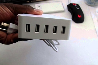 QICENT Power Strip Multiple 6 AC Outlets Surge Protector