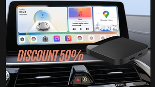 AuroraLink for BMW Wireless CarPlay Ai Box Octa-core Processor 4GB 64GB SIM TF for ID6 ID7 ID8 E90