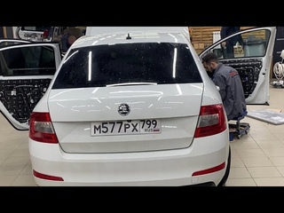 Очень короткая прослушка и приличный обзор аудиосистемы. Автозвук в Skoda Octavia за 53 тыс. рублей